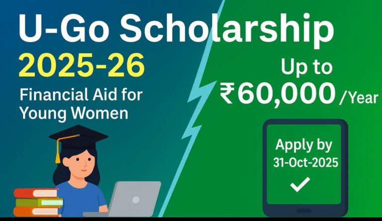 U-Go Scholarship ProgramIApply Online for INR 60,000 Scholarship U-Go Scholarship ProgramIApply Online for INR 60,000 Scholarship – Prathipaksham TV