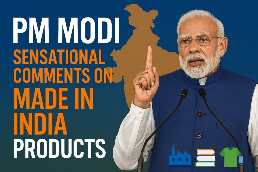 Modi: దేశీయ ఉత్పత్తులకు మద్దతు ఇవ్వండి ప్రధాని మోదీ Made in India స్వదేశీ ఉద్యమంపై ప్రసంగం – Prathipaksham TV