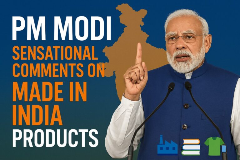 ప్రధాని మోదీ Made in India స్వదేశీ ఉద్యమంపై ప్రసంగం – Prathipaksham TV