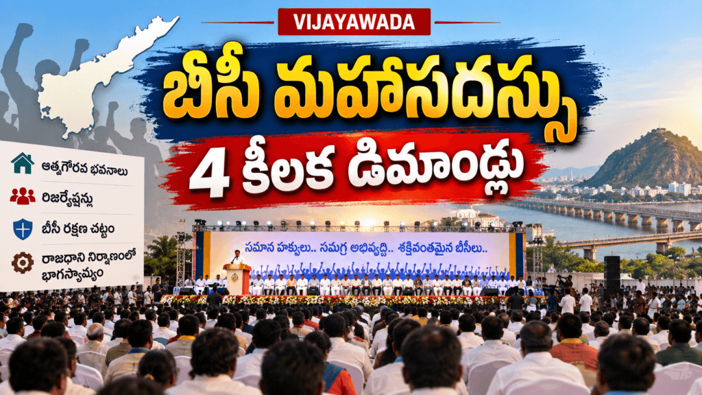 Vijayawada BC Maha Sadassu 4 Key Demands
